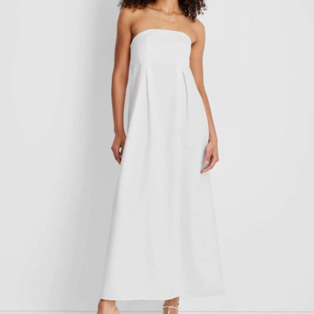 NWT Future Collective Jenee Naylor Women's Strapless Maxi Dress
